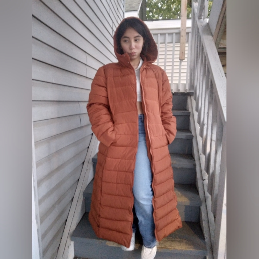 Long puffy coat